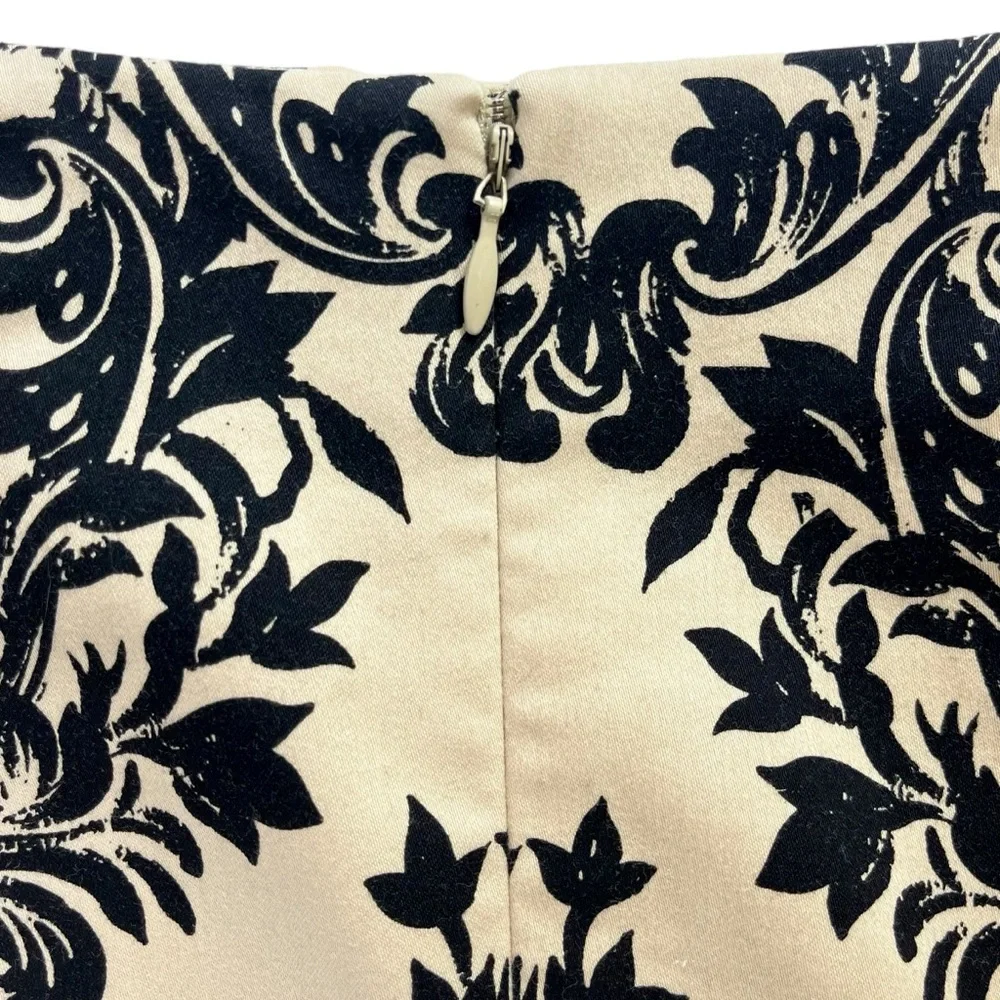 Talbots Women’s 4 Paisley Print A Line‎ Silhouette Knee Length Skirt
